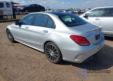 2016 Mercedes-Benz C 300 Sport from USA, damaged, VIN 55SWF4JBXGU173504